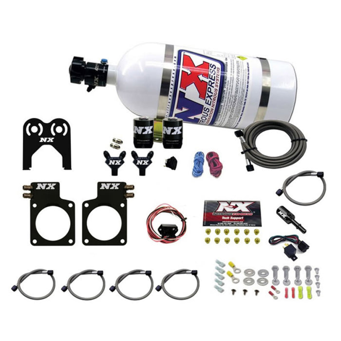 Kit de plaque d'azote Nitrous Express pour Nissan GT-R (35-300 CV) avec bouteille de 10 lb