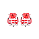 Étriers avant rouges Power Stop 99-04 Jeep Grand Cherokee avec supports - Paire