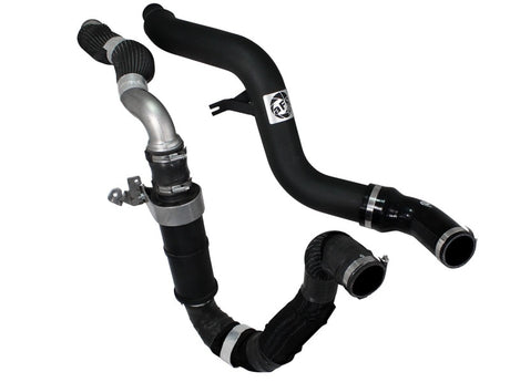 Refroidisseurs intermédiaires aFe Bladerunner, tube noir de 3 pouces, côté chaud, avec raccords et colliers, 14-15 Ram 1500 V6-3,0 L