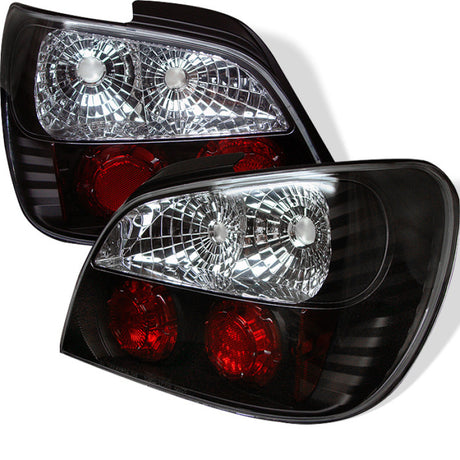 Feux arrière Spyder Subaru Impreza WRX/Sti 02-03 4 portes (ne convient pas aux breaks) de style européen, noirs ALT-YD-SI01-BK