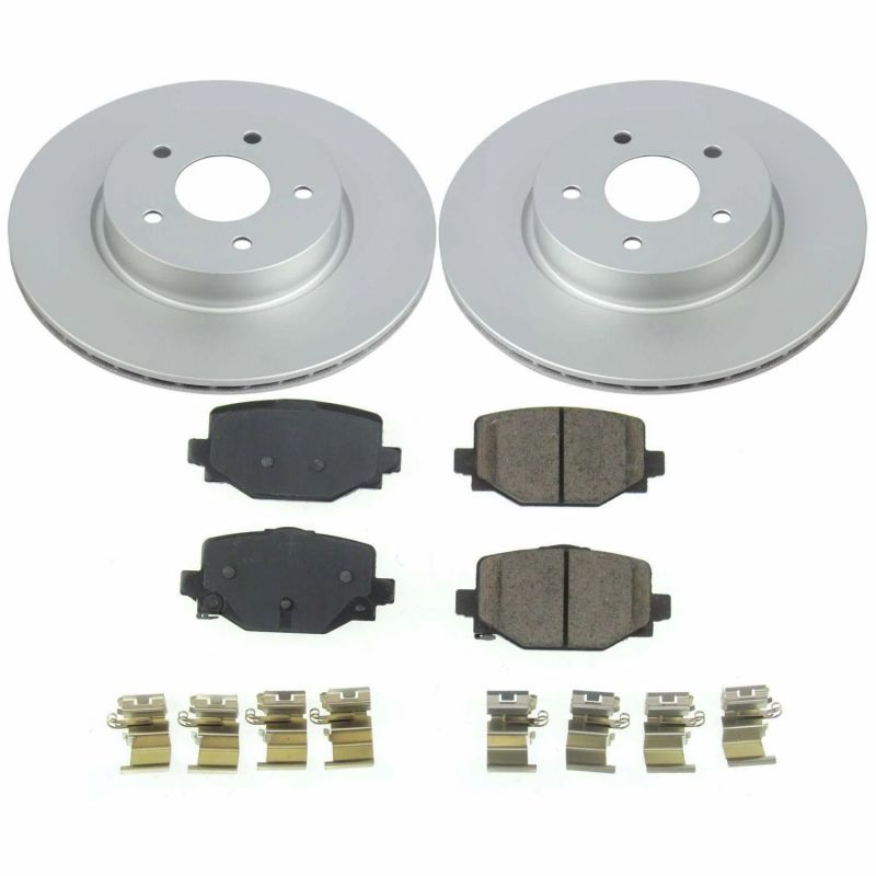 Kit de freins arrière Power Stop 2019 Infiniti QX50 Z17 Evolution Geomet avec revêtement
