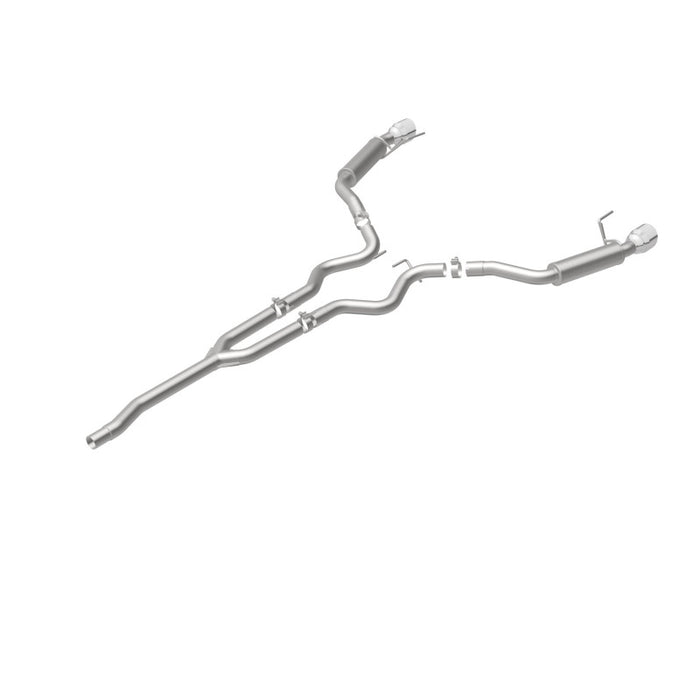 Cat-Back MagnaFlow 15-16 Ford Mustang 2,3 L L4 Competition SS 3 pouces arrière double divisé 4,5 pouces embouts noirs