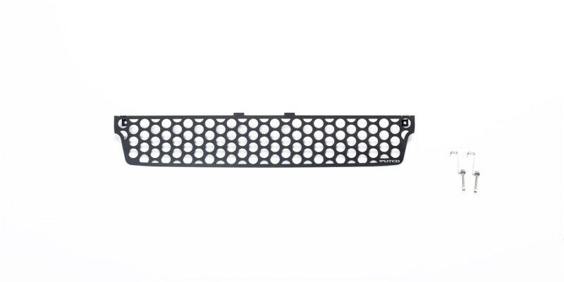 Putco 15-19 GMC Sierra HD - Grille de pare-chocs en acier inoxydable - Design perforé noir Inserts de grille de pare-chocs