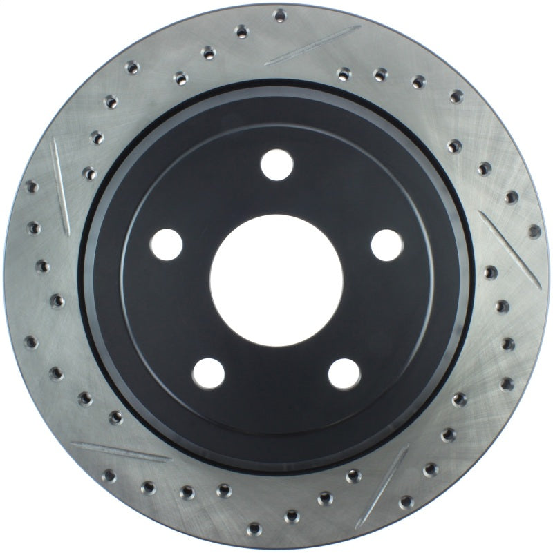 Disque de frein sport perforé et rainuré StopTech 11-17 Jeep Grand Cherokee (sauf SRT8)