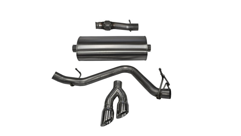 Corsa 14 GMC Sierra/Chevy Silv 1500 Reg. Cab/Std. Bed 5.3L V8 Échappement sport poli CB simple face