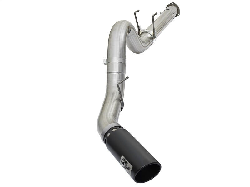 Système d'échappement en acier aluminium aFe ATLAS 5 pouces avec DPF et embout noir pour camions diesel Ford 2017 V8-6,7 L (td)