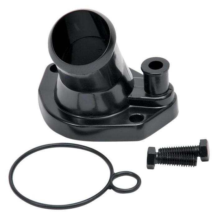 Col d'eau en acier Edelbrock pour Ford Small Block Windsor - Noir