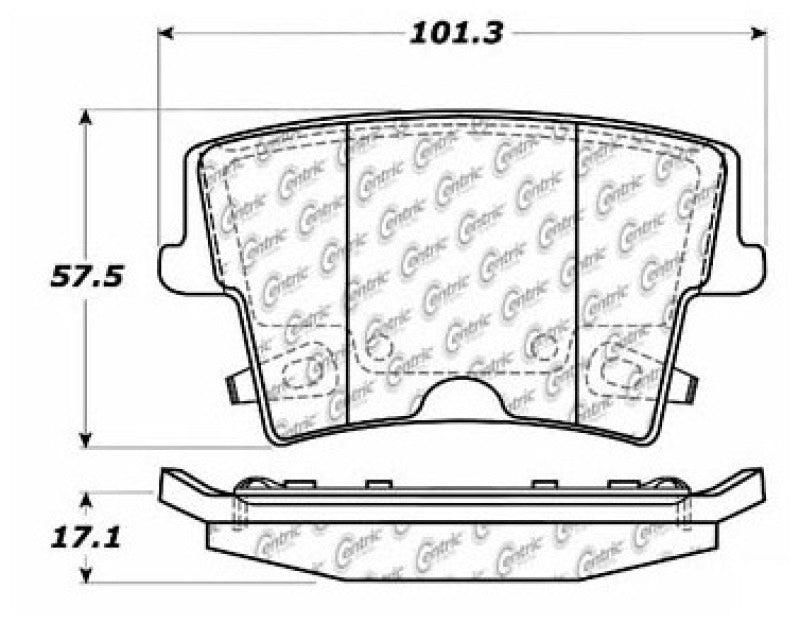 Plaquettes de frein sport StopTech avec cales et matériel