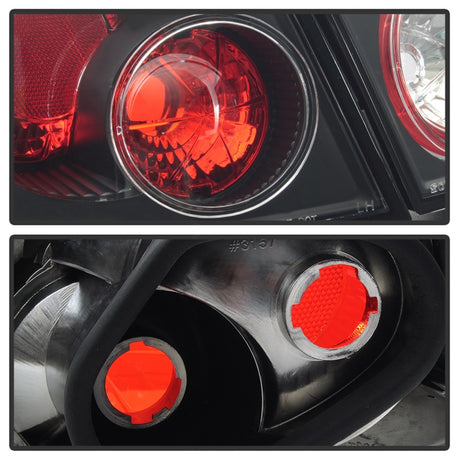 Feux arrière Spyder Toyota Corolla 03-08 de style européen, noir ALT-YD-TC03-BK