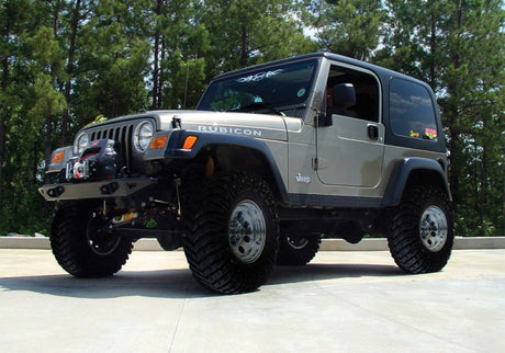 Jeep Wrangler TJ Superlift 97-06 avec kit de levage de 3 à 6 pouces et barre de chenille réglable - arrière