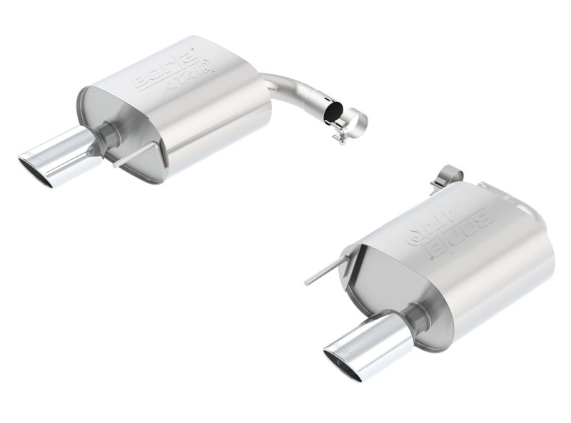 Section arrière Borla Atak 15-17 Ford Mustang 2.3L EcoBoost MT/AT Tuyau de 2,25 pouces Embout de 4 pouces