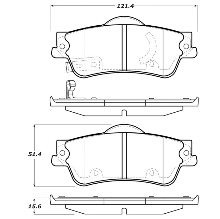 StopTech Street Touring Brake Pads