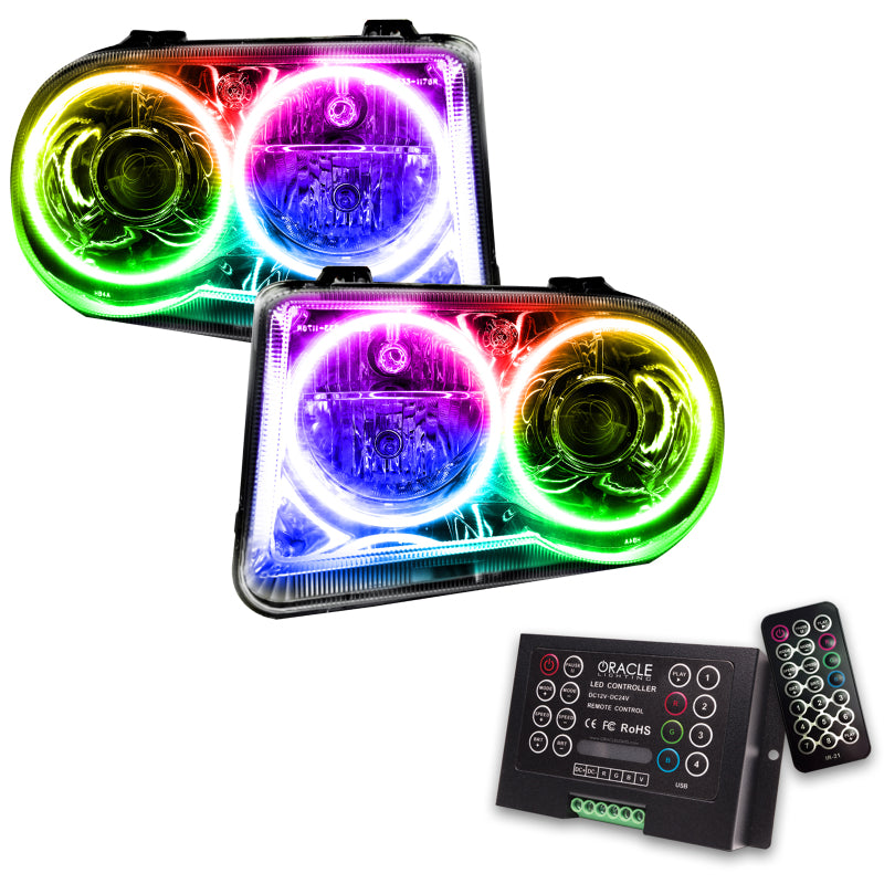 Oracle 05-10 Chrysler 300C V8 SMD HL - HID - SANS AMPOULES - ColorSHIFT avec contrôleur 2.0 VOIR LA GARANTIE