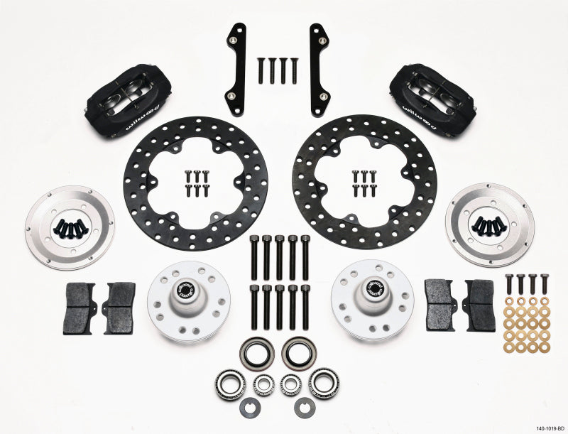 Kit de frein avant Wilwood Forged Dynalite Rotor percé 70-78 Camaro