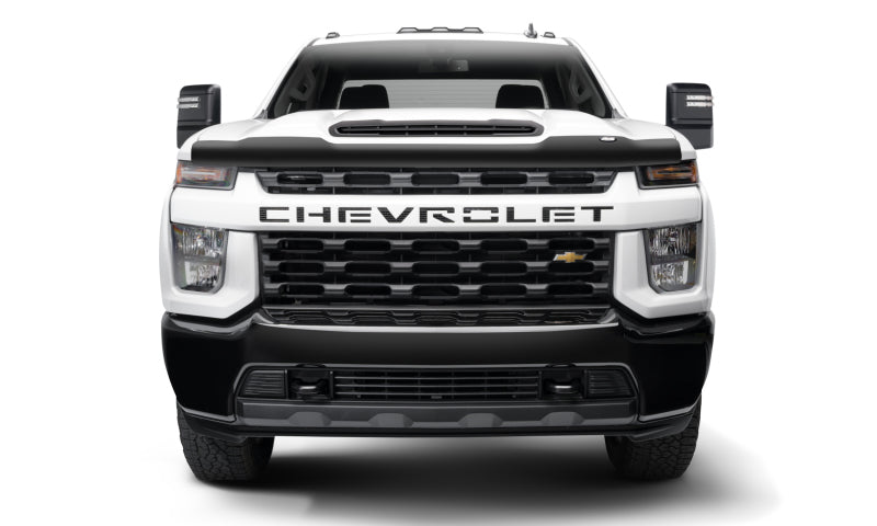 Protection de capot à profil moyen AVS 20-22 pour Chevrolet Silverado 2500 HD Bugflector - Fumée