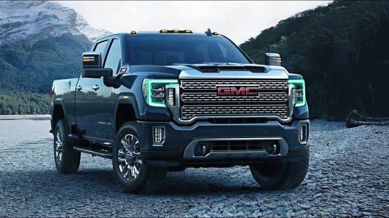 Oracle 20-21 GMC Sierra 2500/3500 HD RGB+W Headlight DRL Kit - ColorSHIFT w/o Cntrl