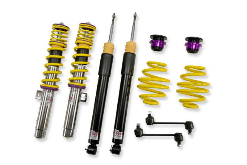 Kit de suspension à ressorts KW V2 BMW Série 3 E46 (346L 346C) Berline Coupé Break Convertible Hatchback ; 2 roues motrices