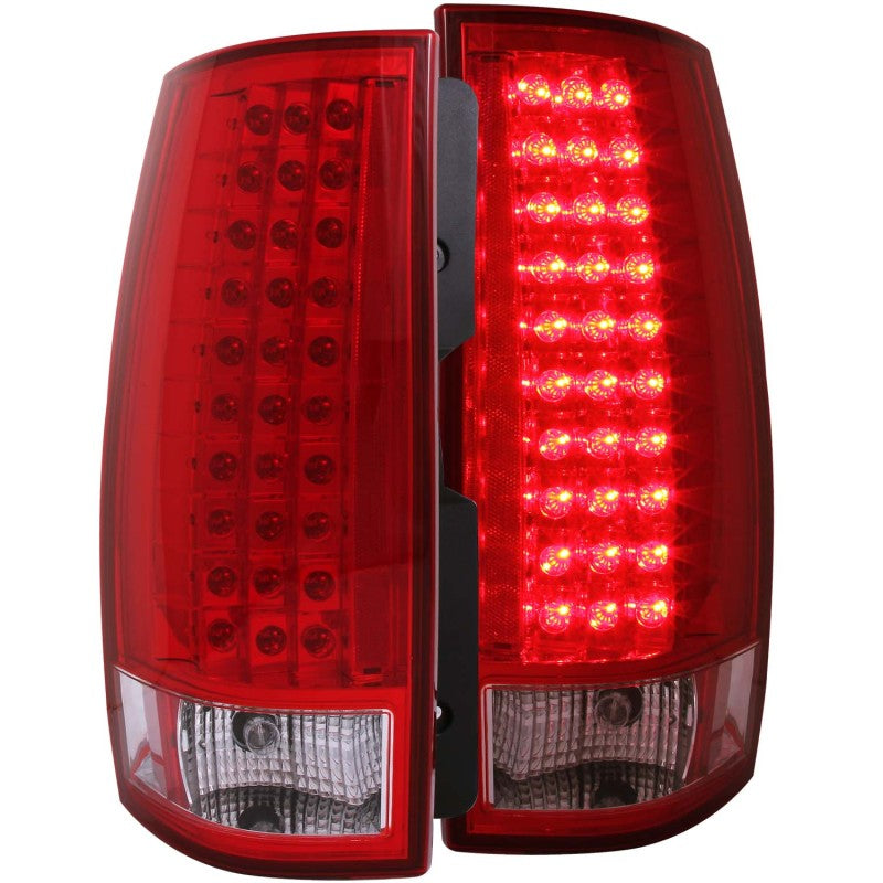 Feux arrière à LED ANZO 2007-2014 Chevrolet Suburban Rouge/Clair