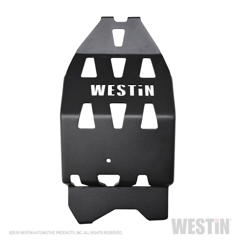 Plaque de protection du carter d'huile Westin/Snyper 18-21 Jeep Wrangler JL - Noir texturé