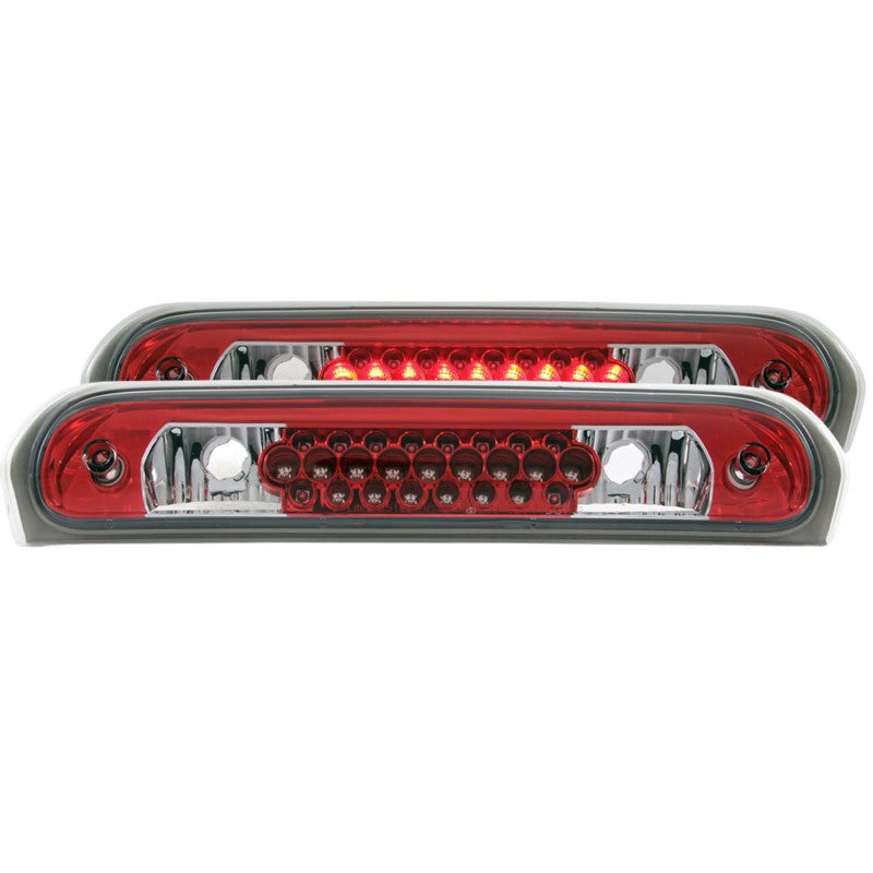 ANZO 2002-2008 Dodge Ram 3ème feu stop LED Rouge/Transparent