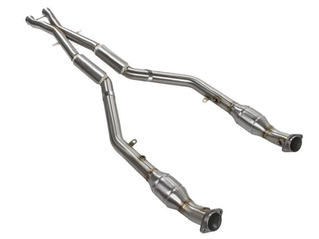 AFE 08-13 BMW (E90/92/93) MACH Force XP 304 V8 en acier inoxydable 4,0 L avec catalyseur et résonateur