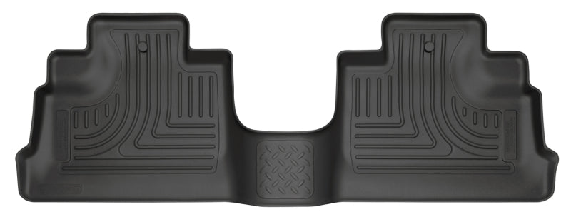 Revêtements de sol noirs Husky Liners 11-12 pour Jeep Wrangler Unlimited (4 portes) WeatherBeater 2e rangée