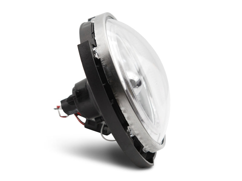 Phares LED Halo Raxiom 07-18 Jeep Wrangler JK - Boîtier chromé (lentille transparente)