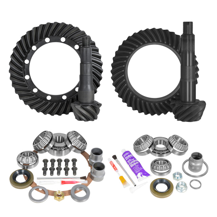 Kit de couronne et pignon Yukon avant et arrière pour différentiel Toyota 9.5/8R (sans blocage d'usine) rapport 5.29