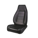Siège avant à dossier haut Rugged Ridge inclinable en denim noir 76-02 CJ&amp;W