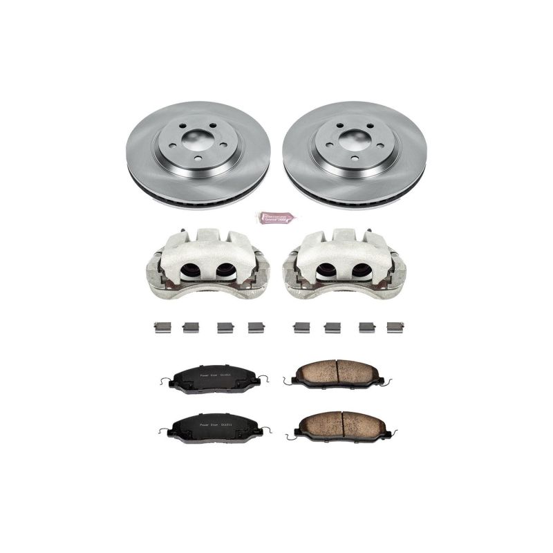 Kit de freins avant Power Stop 05-10 Autospecialty avec étriers pour Ford Mustang