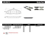 Plaquettes de frein StopTech Performance