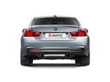 Arrière de catalyseur Akrapovic Evolution Line 16-17 BMW 340i (F30 F31) (SS) avec embouts en carbone (tuyau de liaison requis)