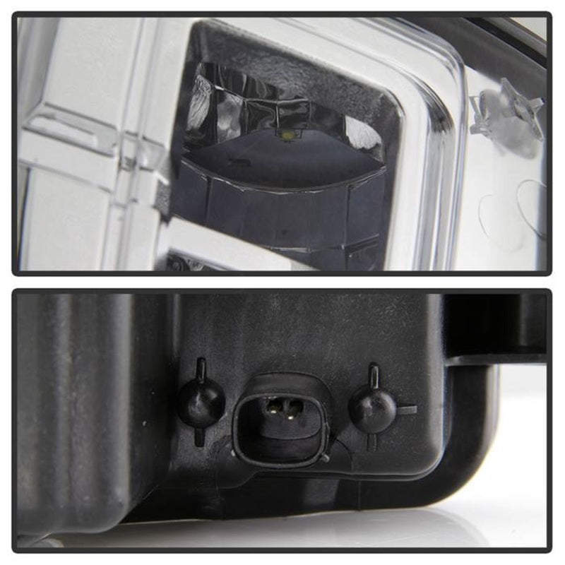 Feu antibrouillard à DEL de style OEM Spyder 16-18 Chevy Silverado 1500 avec interrupteur - Transparent (FL-CSIL16-LED-C)