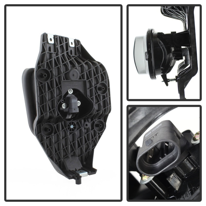 Feux antibrouillard Spyder Ford F250 F350 F450 F550 XLT 2011-2016 de style OEM avec interrupteur fumé FL-FF25011-SM