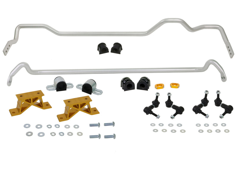 Kit de barres stabilisatrices avant et arrière Whiteline 04-05 Subaru Impreza STI 24 mm avec supports