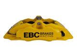 Étrier de frein avant gauche Apollo-4 jaune EBC Racing 05-11 Ford Focus ST (Mk2)