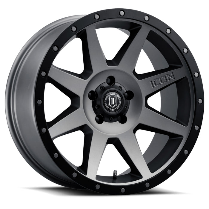 ICON Rebound 20x9 5x150 16mm Offset 5.625in BS Titanium Wheel