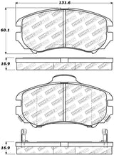 Plaquettes de frein StopTech Street Select - Avant
