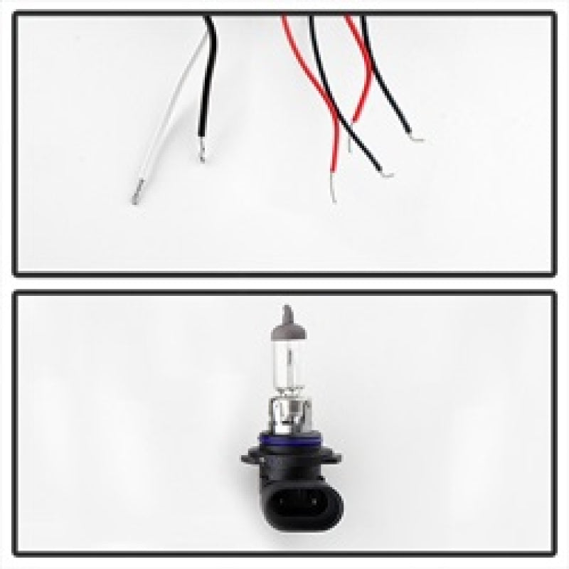 Phares de projecteur Spyder GMC Sierra 1500/2500/3500 99-06 LED Halo LED Fumée PRO-YD-CDE00-HL-SMC