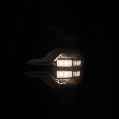 Feux arrière à LED AlphaRex 05-15 Toyota Tacoma LUXX Alpha Blk avec Activ Light/Seq Signal