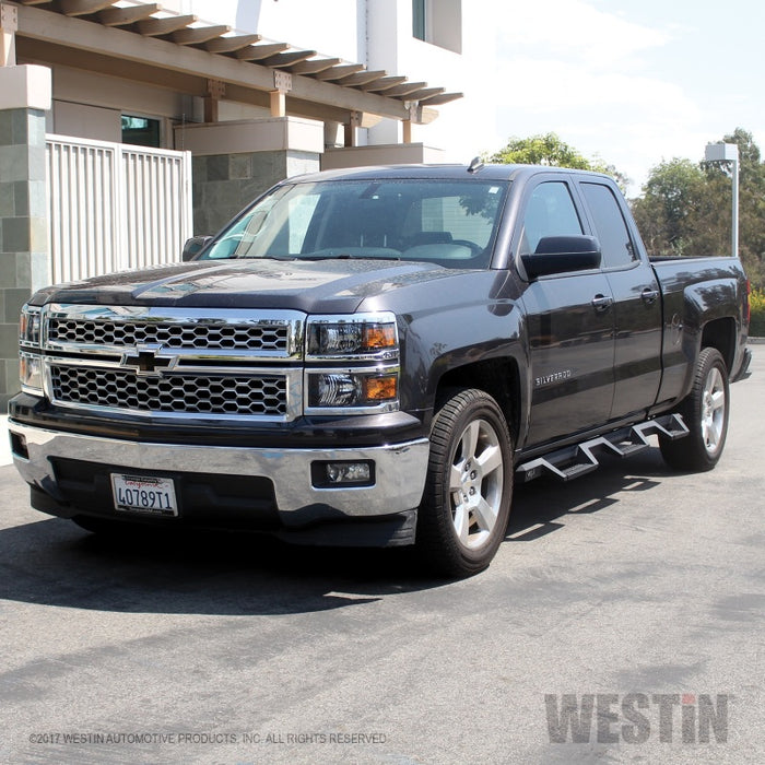 Marchepieds Westin 14-18 Chevrolet Silverado 1500 DC 6,5 pi HDX Drop W2W Nerf - Tex. Blk