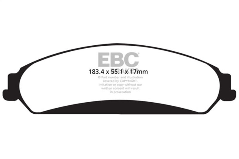 Plaquettes de frein avant EBC 11+ Chrysler 300C 5.7 Yellowstuff