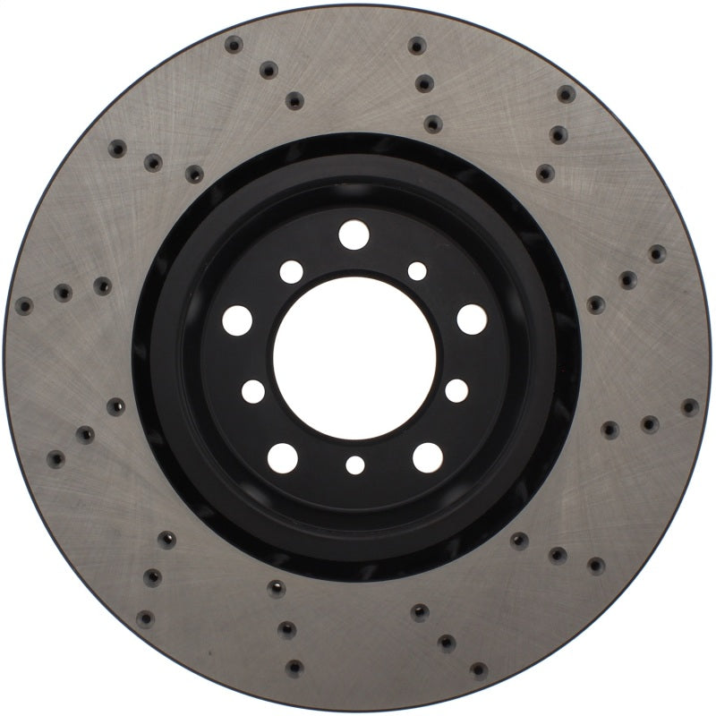 StopTech 01-06 BMW M3 Drilled Right Front CRYO Rotor