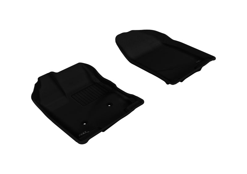 Tapis de sol 3D MAXpider pour Ford Edge Kagu 2007-2014, 1ère rangée - Noir