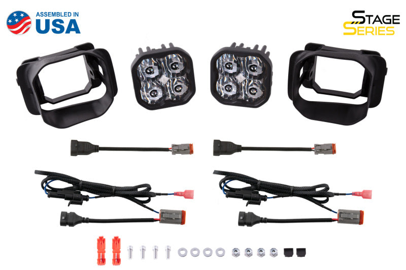 Diode Dynamics SS3 Max Type F2 Kit ABL - Yellow SAE Fog