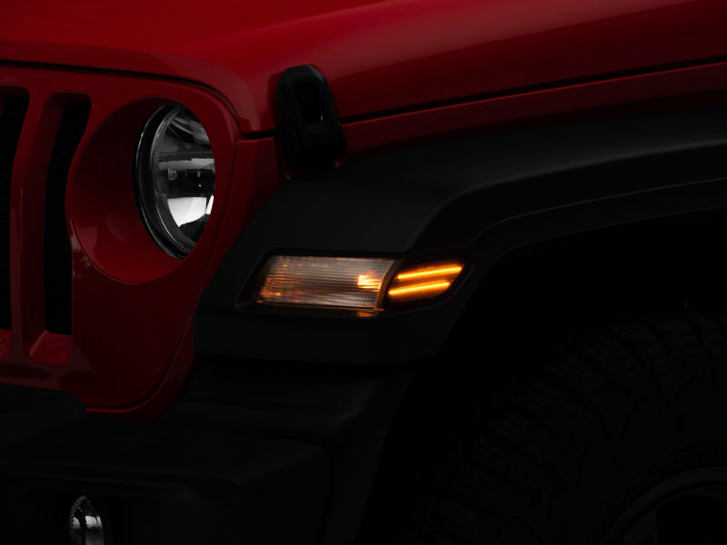 Feux de gabarit à LED pour garde-boue Raxiom 18-23 Jeep Wrangler JL Axial Series - Fumés