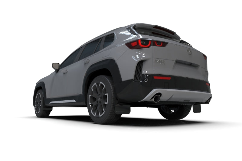 Rally Armor - 2024 Mazda CX-50 Black UR Mud Flap W/Grey Logo (Will Not Fit CX-5)