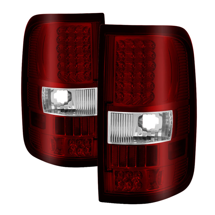 Feux arrière LED Xtune Ford F150 Styleside 04-08 Rouge Clair ALT-ON-FF15004-LED-RC