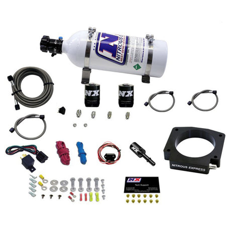Kit de plaque de nitrosation Nitrous Express 15-17 Ford Mustang GT350 5,2 L avec bouteille de 5 lb
