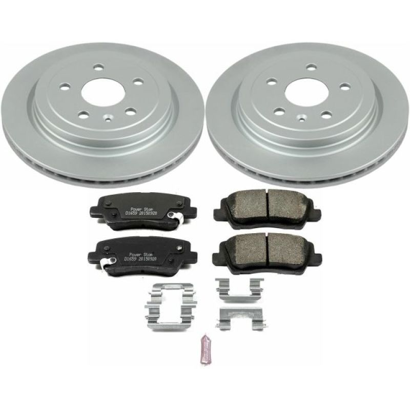 Kit de freins arrière Power Stop 14-18 Cadillac CTS Z17 Evolution Geomet avec revêtement